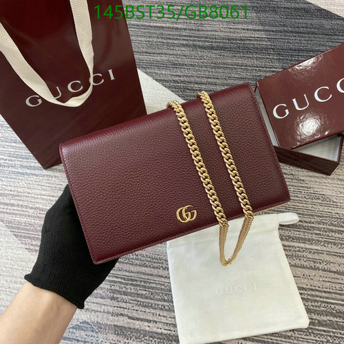Gucci GG Marmont Matelassé Chain Wallet - Luxurious Genuine Leather WOC