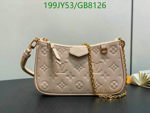 Louis Vuitton Pochette Accessoires Monogram Empreinte Leather Handbag