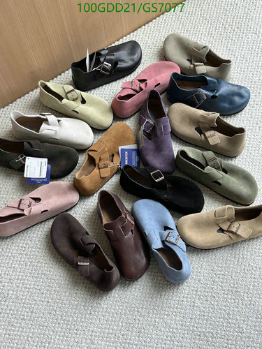 Birkenstock Unisex Suede Leather Mary Jane Buckle Shoes