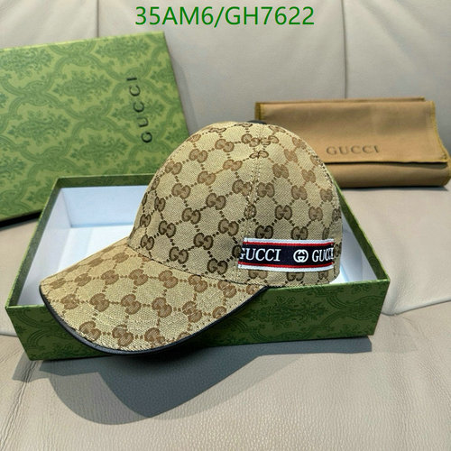 Gucci GG Monogram Canvas Baseball Cap with Embroidered Web Detail