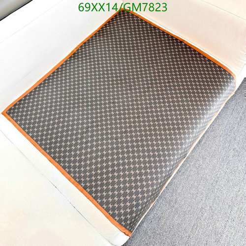 Celine Monogram Print Silk Scarf - Luxurious 90x90CM Accessory for All Seasons