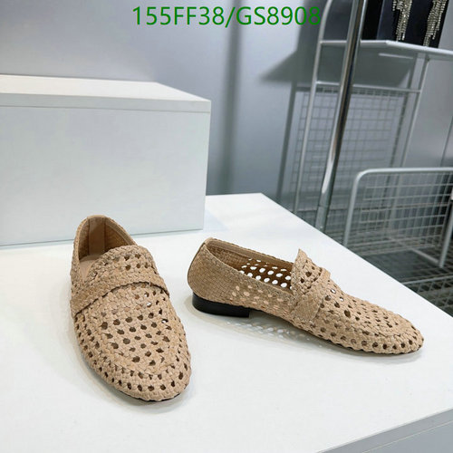 Loro Piana Women's Woven Leather Loafers - Stylish & Comfortable Slip-On Shoes