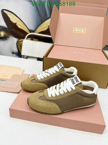 Miu Miu Women's Suede Mesh Lace-Up Sneakers - Comfortable & Stylish