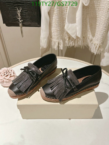 Brunello Cucinelli Women's Cowhide Espadrilles with Fringe Detail