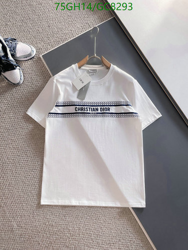 Christian Dior White Cotton T-Shirt With Logo Band, Size S-2XL 7 Christian Dior White Cotton T-Shirt With Logo Band, Size S-2XL