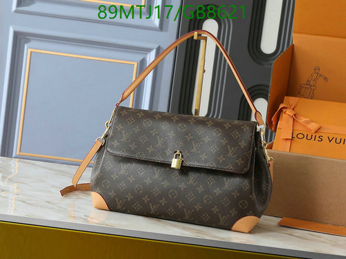 Louis Vuitton Monogram Canvas Shoulder Bag - Elegant & Versatile for Everyday Use