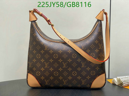 Louis Vuitton Hobo Bag Monogram Canvas & Leather Shoulder Bag Stylish Everyday