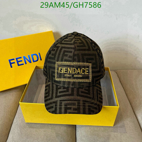 Fendace Baseball Cap Embroidered Logo Unisex Designer Hat