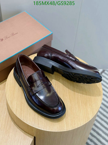 Loro Piana Men's Penny Loafers - Luxurious Cowhide Leather Dress Shoes