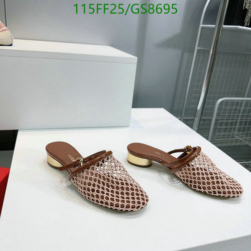 Salvatore Ferragamo Women's Woven Sheepskin Mules - 4CM Block Heel Slides