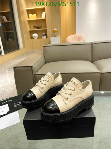 Chanel Women's Leather Platform Lace-Up Shoes - Stylish & Comfortable