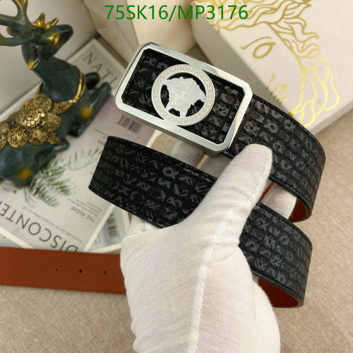 Versace Men's Medusa Buckle Cowhide Leather Belt - Stylish & Durable 8 Versace Men's Medusa Buckle Cowhide Leather Belt - Stylish & Durable