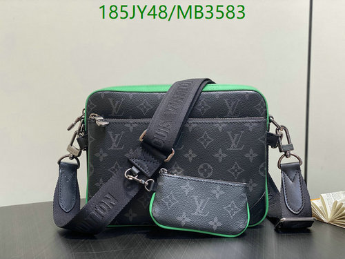Louis Vuitton Outdoor Messenger Bag - Coated Canvas & Cowhide Leather Crossbody