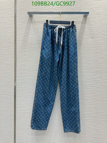 Louis Vuitton Monogram Denim Relaxed-Fit Trousers - Stylish & Comfortable