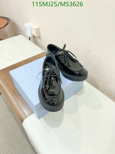 Prada Black Patent Leather Lace-Up Derbies for Women - Luxurious & Stylish