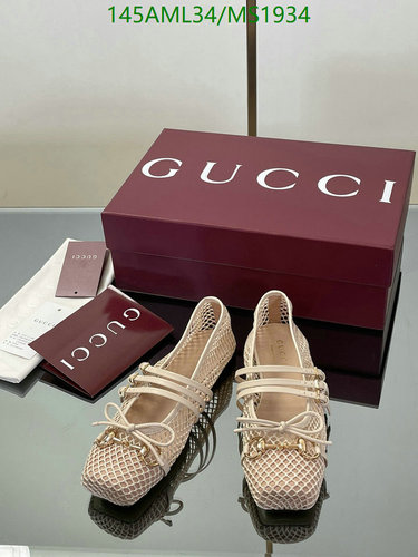 Gucci Women's Mesh Ballet Flats with Horsebit Detail - Elegant & Comfortable