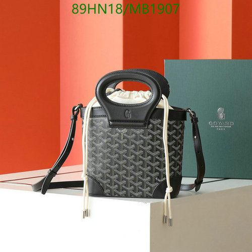 Goyard Mini Anjou Reversible Tote Bag - Coated Canvas & Leather Handbag