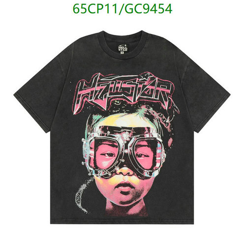 Hellstar Graphic Print Washed Black Tee - Premium Cotton Streetwear T-Shirt