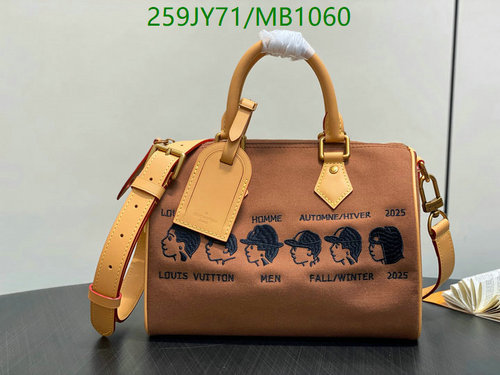 Louis Vuitton Homme Automne/Hiver 2025 Speedy Bandoulière Bag - Canvas & Leather