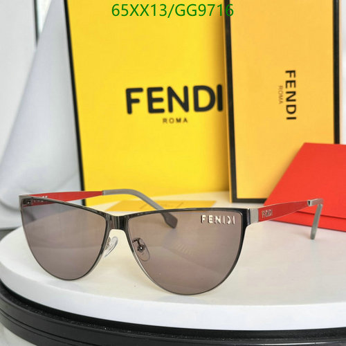Fendi Cat-Eye Shield Sunglasses - Stylish UV Protection for Women