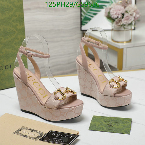 Gucci Women's GG Platform Wedge Sandals - Luxurious Sheepskin & Leather Sole