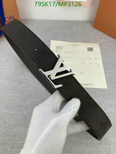 Louis Vuitton Monogram Reversible Belt - Adjustable Cowhide Leather Strap