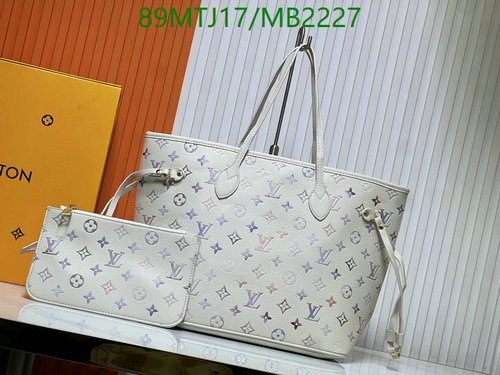 Louis Vuitton Neverfull MM Tote Bag in Monogram Empreinte Leather M40995
