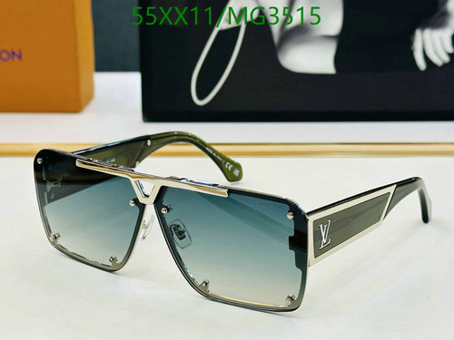 Louis Vuitton MG3515 Gradient Square Sunglasses - Stylish UV Protection 2 Louis Vuitton MG3515 Gradient Square Sunglasses - Stylish UV Protection
