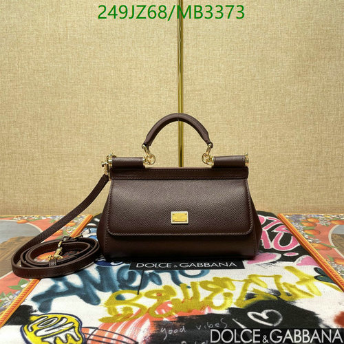 Dolce & Gabbana Sicily Small Calfskin Top Handle Bag - Elegant & Versatile