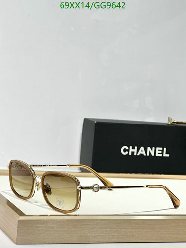 Chanel Oversized Square Sunglasses for Women - Elegant UV Protection Eyewear