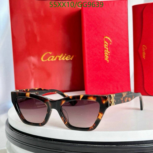 Cartier Cat-Eye Tortoiseshell Sunglasses - Chic UV Protection & Style
