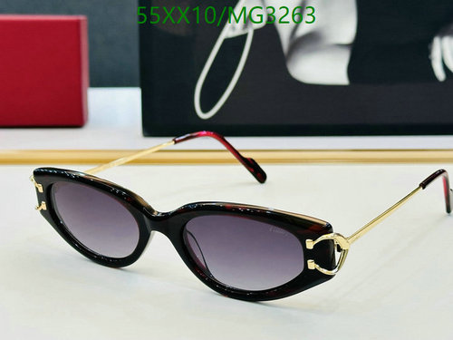 Cartier Cat-Eye Sunglasses for Women - Chic Tortoiseshell Design, MG3263 5 Cartier Cat-Eye Sunglasses for Women - Chic Tortoiseshell Design, MG3263