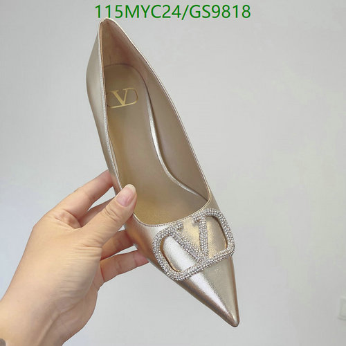 Valentino Garavani Women's VLogo Signature Embellished Pumps - Gold