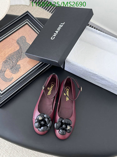 Chanel Women's Mary Jane Flats - Luxurious Sheepskin & Leather Sole