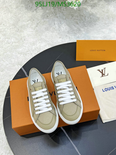 Louis Vuitton Women's Canvas Low-Top Sneakers - Stylish & Comfortable