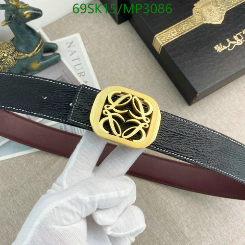 Loewe Luxury Reversible Belt with Anagram Buckle - Crafted from Premium Cowhide 7 Loewe Luxury Reversible Belt with Anagram Buckle - Crafted from Premium Cowhide