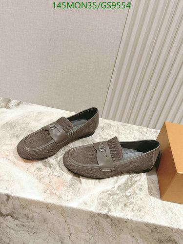 Louis Vuitton Women's Loafers - Elegant Cowhide & Sheepskin Flats