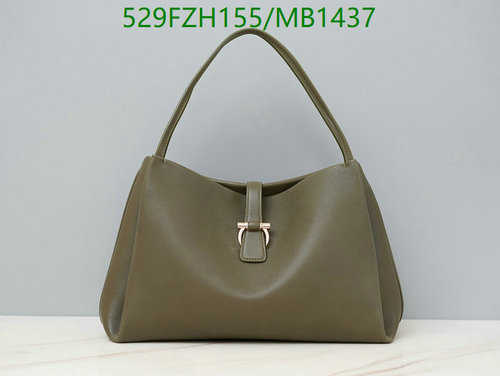 Ferragamo Gancini Hobo Bag - Chic Cowhide Shoulder Bag for Everyday Elegance