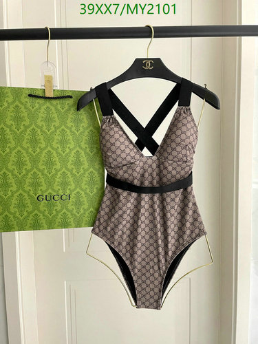 Chic Gucci Monogram One-Piece Swimsuit - Stylish & Comfortable Beachwear 3 Chic Gucci Monogram One-Piece Swimsuit - Stylish & Comfortable Beachwear