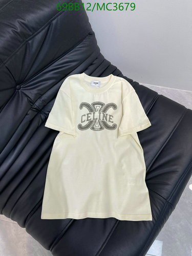 Celine Women's Cotton Oversized T-Shirt with Logo Print - Comfortable & Stylish