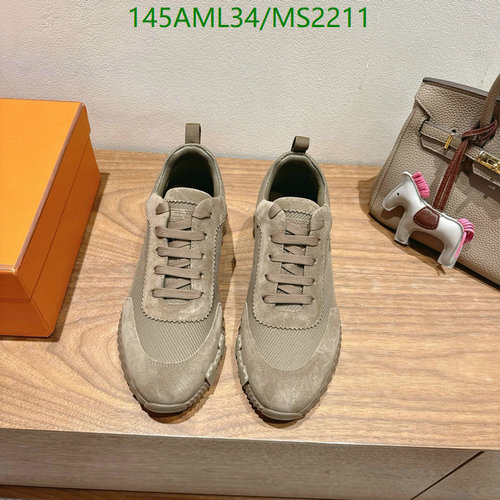Products 3 Hermes Unisex Genuine Leather Sneakers - Comfortable & Stylish Everyday Shoes