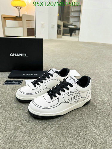 Chanel Women's Low-Top Sneakers - White Calfskin & Sheepskin Leather