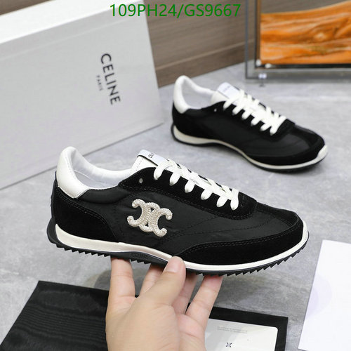 Celine Women's Triomphe Low-Top Sneakers - Stylish Sheepskin & Cowhide Trainers