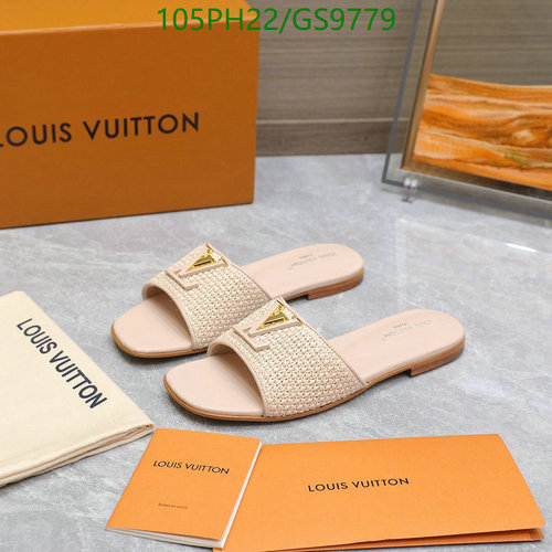Louis Vuitton Women's Flat Sandals - Elegant Sheepskin & Cowhide Sliders