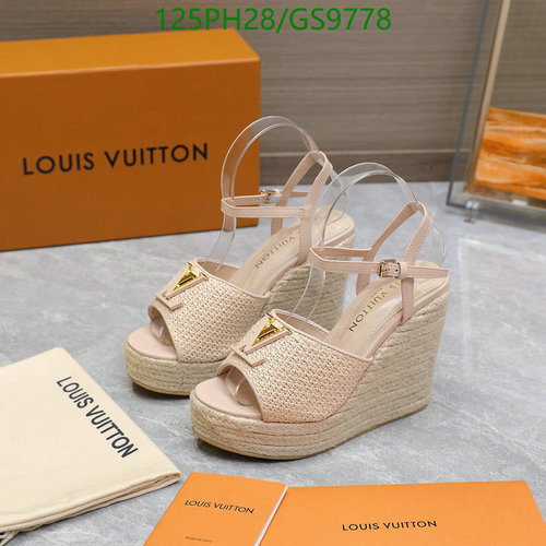 Louis Vuitton Women's Wedge Espadrille Sandals - Elegant Sheepskin & Raffia