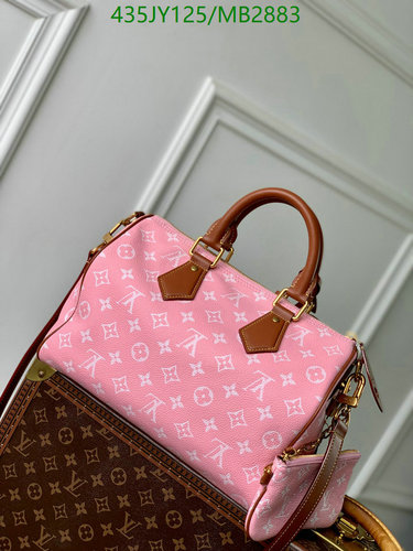 Louis Vuitton Speedy Bandouliere 25 Monogram Empreinte Leather Handbag Pink 6 Louis Vuitton Speedy Bandouliere 25 Monogram Empreinte Leather Handbag Pink