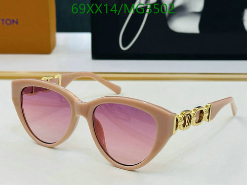 Louis Vuitton Cat-Eye Sunglasses for Women - Chic Pink Gradient Lenses