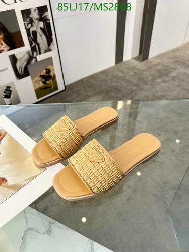 Prada Women's Elegant Rubber Sole Flat Slides - Comfortable & Stylish Slip-Ons 21 Prada Women's Elegant Rubber Sole Flat Slides - Comfortable & Stylish Slip-Ons