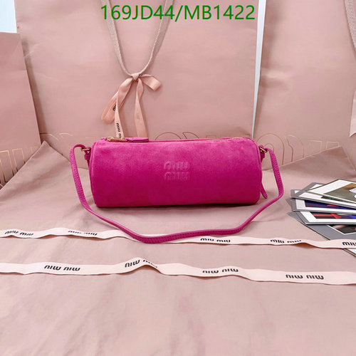 Miu Miu Hot Pink Calfskin Shoulder Bag 5NE851 - Mirror Quality