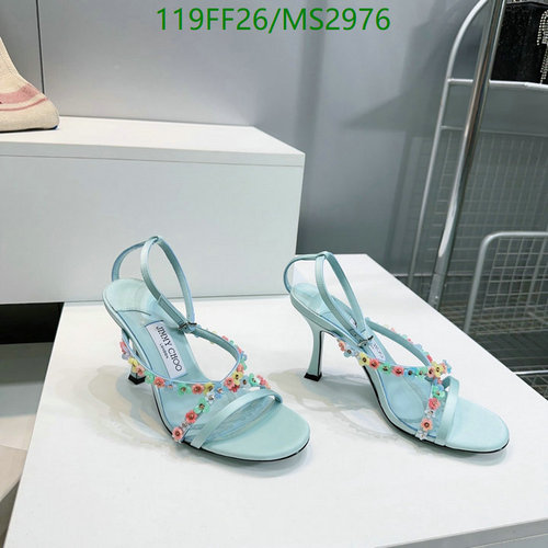 Jimmy Choo Women's Floral Embellished Slingback Sandals - 8.5CM Heel